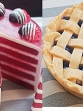 Our Generation Food Toy ~ Red Velvet Cake + Blueberry Pie
